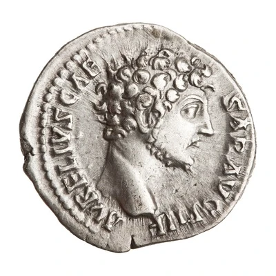 Denarius - Marcus Aurelius TR POT II COS II; Minerva front