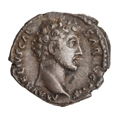 Denarius - Marcus Aurelius TR POT III COS II CLEM; Clementia front