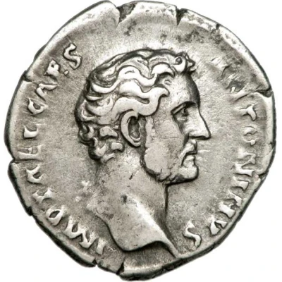 Denarius - Marcus Aurelius TR POT III COS II PIETAS; Pietas front