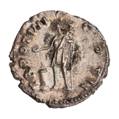 Denarius - Marcus Aurelius TR POT VII COS II; Genius back