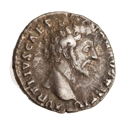 Denarius - Marcus Aurelius TR POT VII COS II; Minerva front