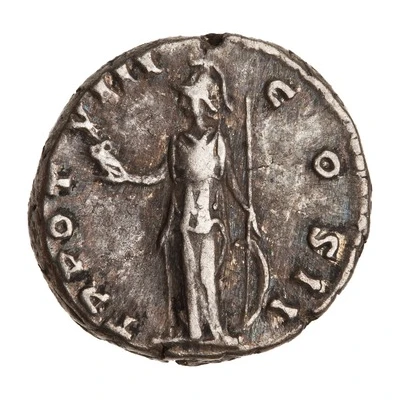 Denarius - Marcus Aurelius TR POT VII COS II; Minerva back