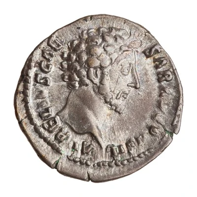 Denarius - Marcus Aurelius TR POT X COS II; Aequitas front