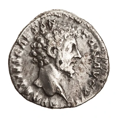 Denarius - Marcus Aurelius TR POT X COS II; Aequitas front