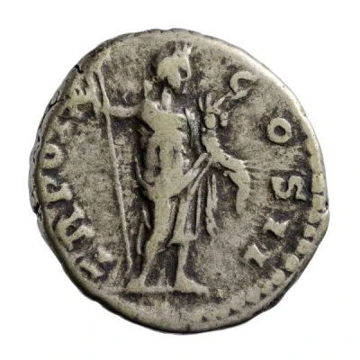 Denarius - Marcus Aurelius TR POT X COS II; Genius back