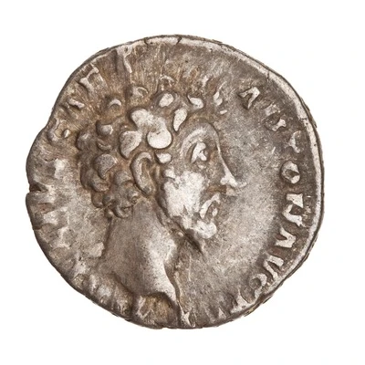 Denarius - Marcus Aurelius TR POT XI COS II; Virtus front