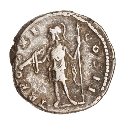 Denarius - Marcus Aurelius TR POT XI COS II; Virtus back