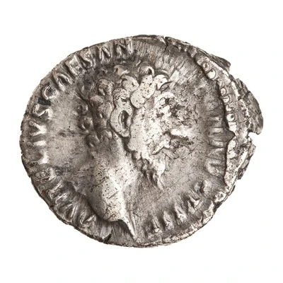 Denarius - Marcus Aurelius TR POT XII COS II; Spes front