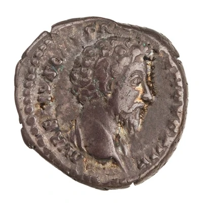 Denarius - Marcus Aurelius TR POT XIII COS II; Spes front