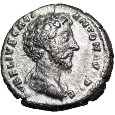 Denarius - Marcus Aurelius TR POT XIII COS II; Spes front