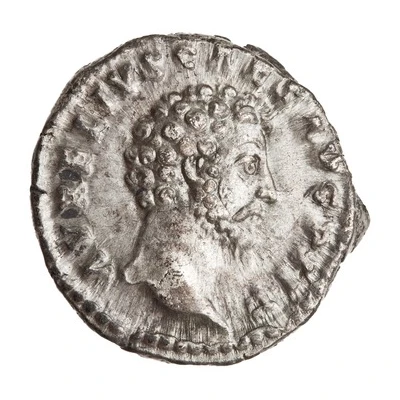 Denarius - Marcus Aurelius TR POT XIIII COS II; Minerva front