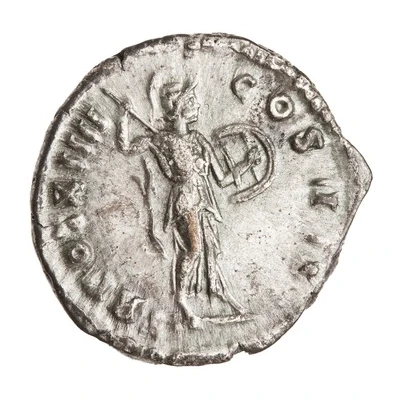 Denarius - Marcus Aurelius TR POT XIIII COS II; Minerva back