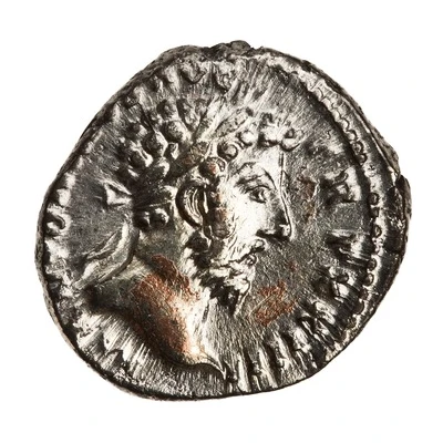 Denarius - Marcus Aurelius VICT AVG COS III; Victory front