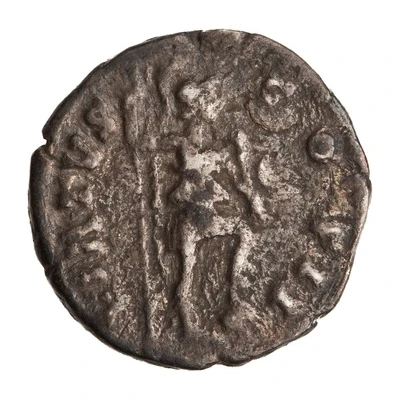 Denarius - Marcus Aurelius VIRTVS COS II; Virtus back