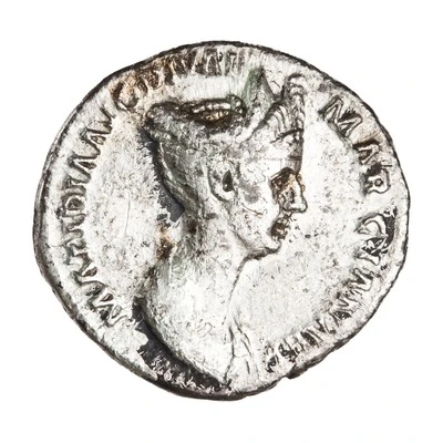 Denarius - Matidia and Sabina PIETAS AVGVST front