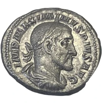 Denarius - Maximinus Thrax PROVIDENTIA AVG; Providentia front