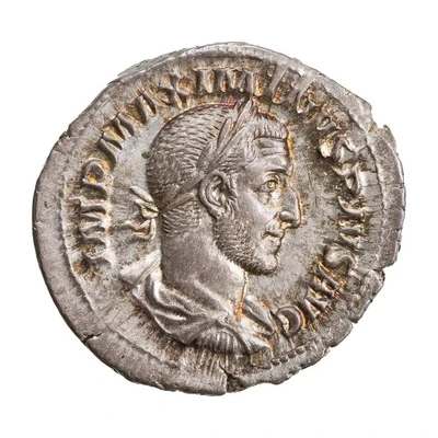 Denarius - Maximinus Thrax SALVS AVGVSTI; Salus front