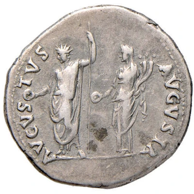Denarius - Nero AVGVSTVS AVGVSTA back
