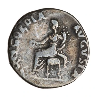 Denarius - Nero CONCORDIA AVGVSTA; Concordia back