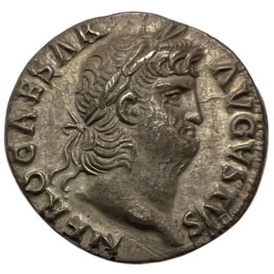 Denarius - Nero IVPPITER CVSTOS; Jupiter front