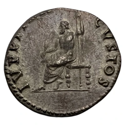 Denarius - Nero IVPPITER CVSTOS; Jupiter back
