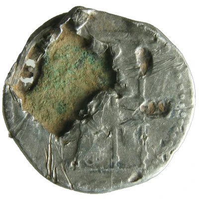 Denarius - Nero ROMA; Roma and Victory back