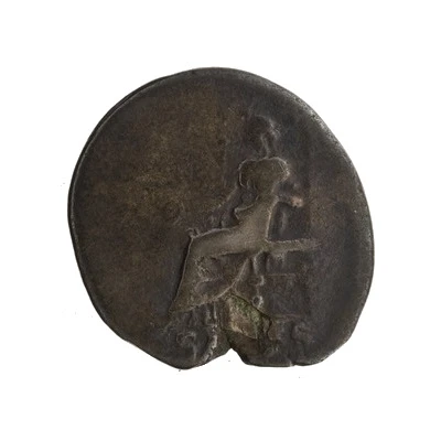 Denarius - Nero SALVS; Salus back