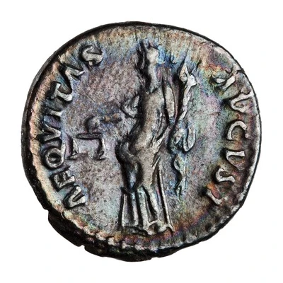 Denarius - Nerva AEQVITAS AVGVST; Aequitas back