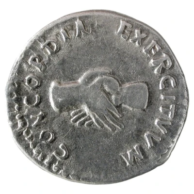 Denarius - Nerva CONCORDIA EXERCITVVM back