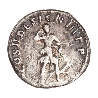 Denarius - Nerva COS II DESIGN III P P; Diana back