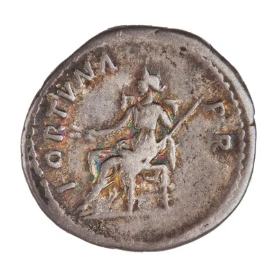 Denarius - Nerva FORTVNA P R; Fortuna back