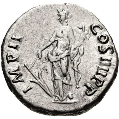 Denarius - Nerva IMP II COS IIII P P; Fortuna back