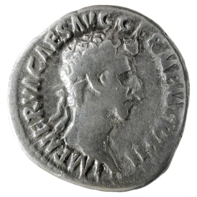 Denarius - Nerva IMP II COS IIII P P front