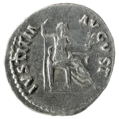 Denarius - Nerva IVSTITIA AVGVST; Justitia back