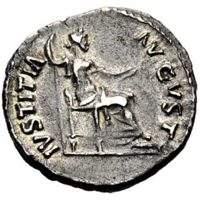 Denarius - Nerva IVSTITIA AVGVST; Justitia back