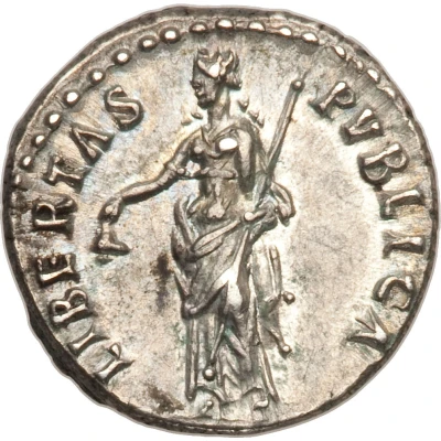 Denarius - Nerva LIBERTAS PVBLICA; Libertas back