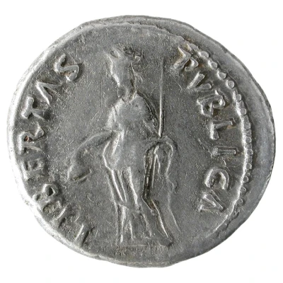 Denarius - Nerva LIBERTAS PVBLICA; Libertas back
