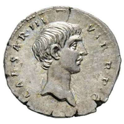 Denarius - Octavian IMP CAES TRAIAN AVG GER DAC P P REST front