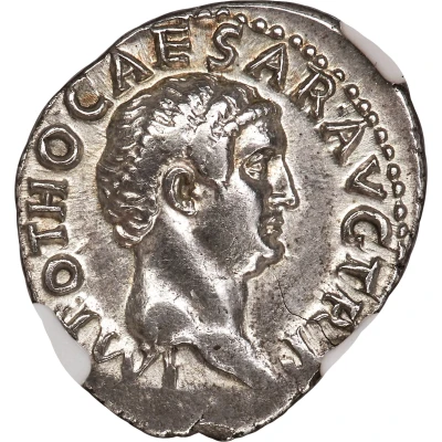 Denarius - Otho PONT MAX; Ceres front