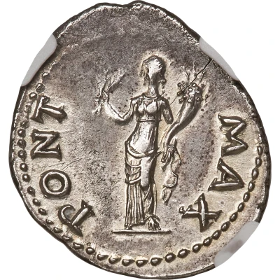 Denarius - Otho PONT MAX; Ceres back