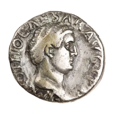 Denarius - Otho PONT MAX; Jupiter front