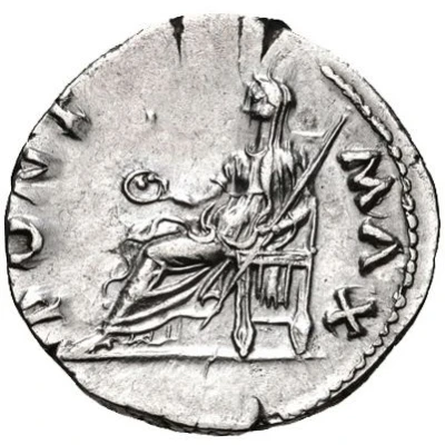 Denarius - Otho PONT MAX; Vesta back