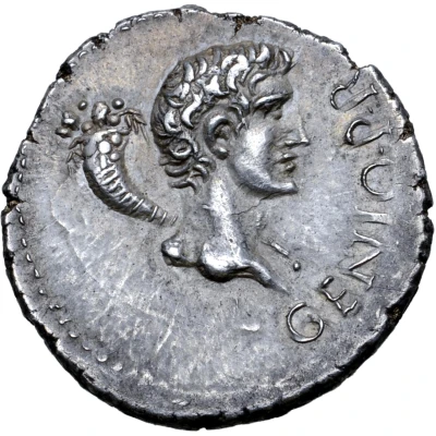Denarius PAX; Genius front