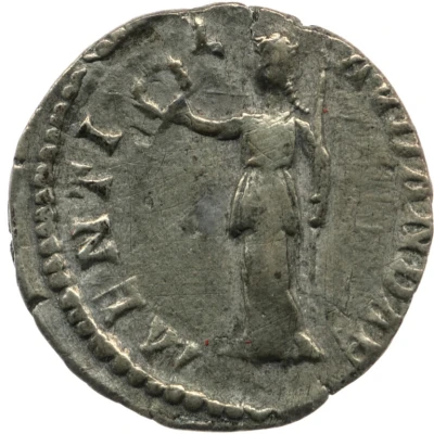Denarius - Pertinax MENTI LAVDANDAE; Bona Mens back