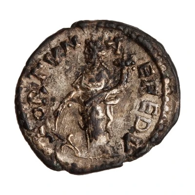 Denarius - Pescennius Niger FORTVNAE REDV; Fortuna back