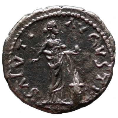 Denarius - Pescennius Niger SALVTI AVGVS; Salus back