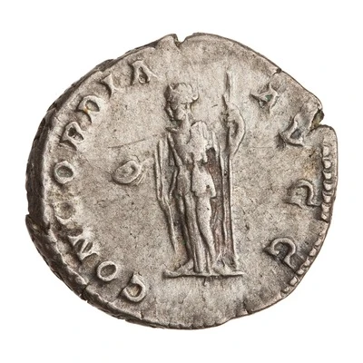 Denarius - Plautilla CONCORDIA AVGG; Concordia back