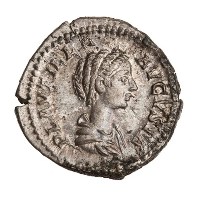 Denarius - Plautilla CONCORDIA AVGG; Concordia front
