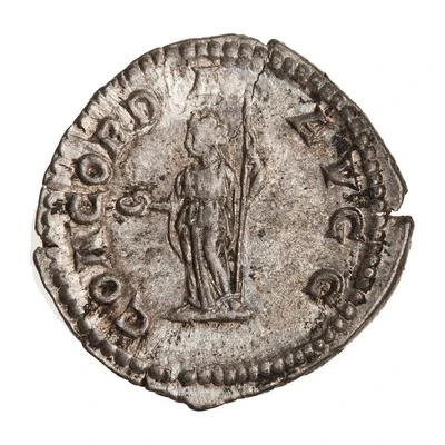 Denarius - Plautilla CONCORDIA AVGG; Concordia back
