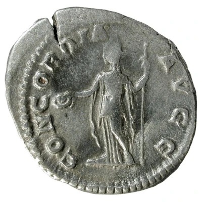 Denarius - Plautilla CONCORDIA AVGG; Concordia back